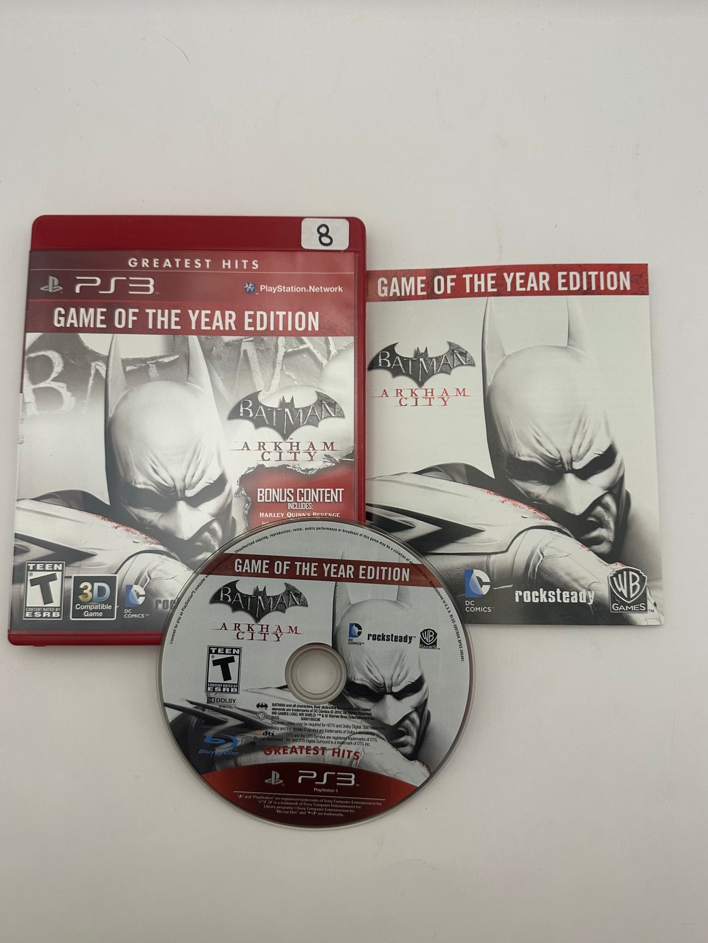 Batman Arkham City Greatest Hits PS3