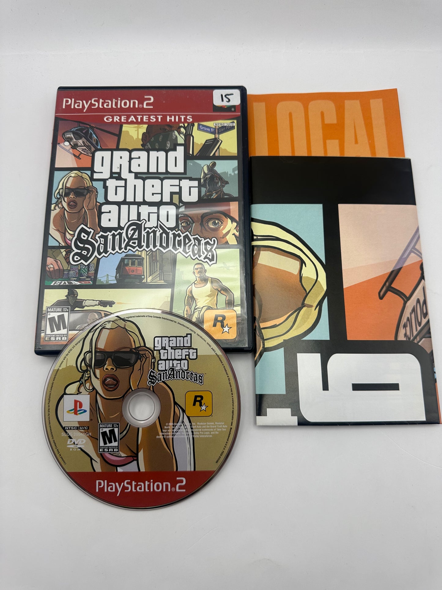 Grand Theft Auto San Andreas Greatest Hits PS2