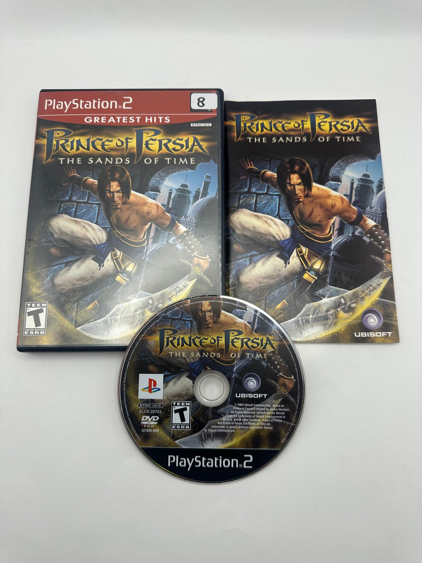 Prince Of Persia The Sands Of Time Greatest Hits PS2