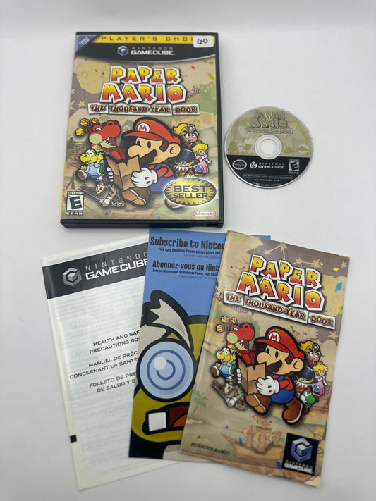 Paper Mario Thousand Year Door Player’s Choice GameCube