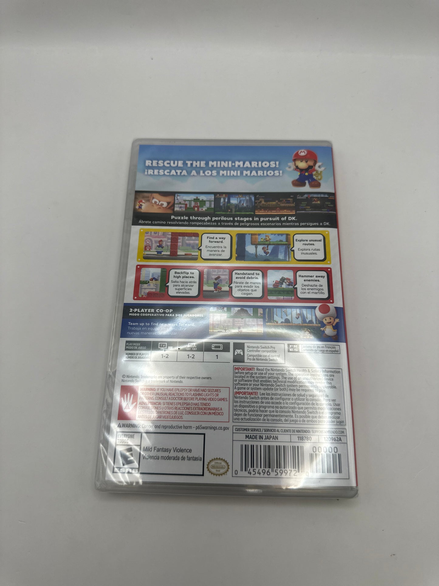 Mario Vs Donkey Kong Sealed Nintendo Switch