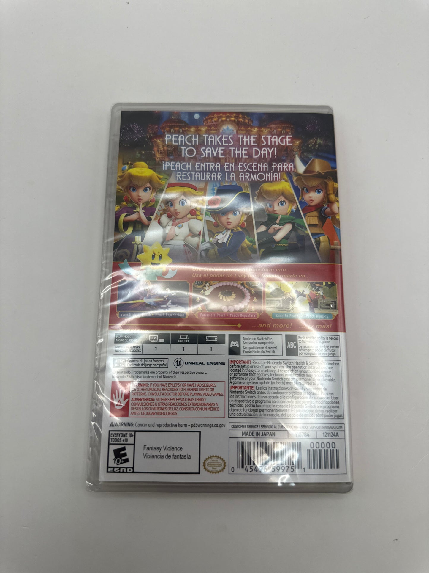 Princess Peach Showtime Sealed Nintendo Switch