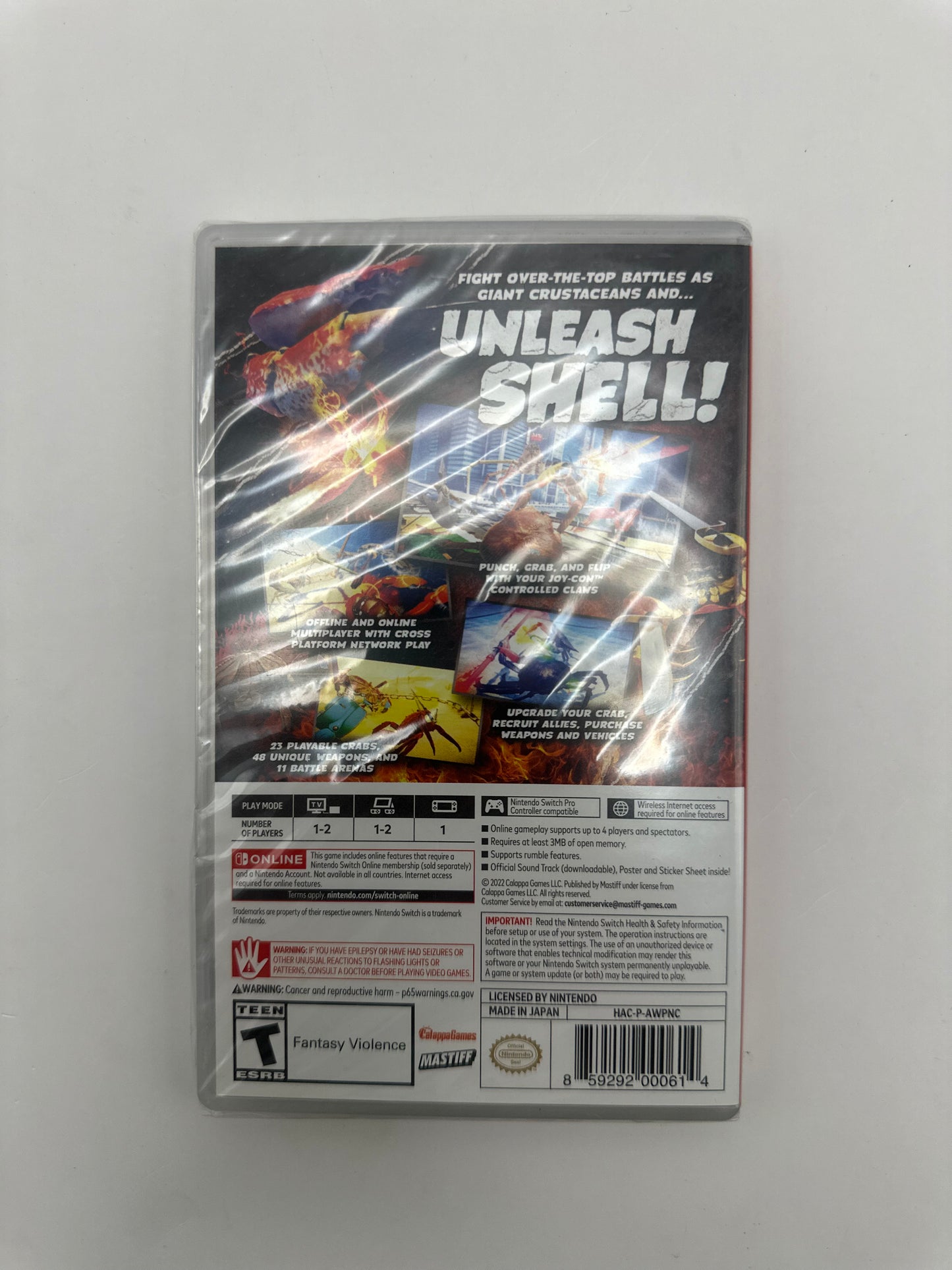 Fight Crab Sealed Nintendo Switch