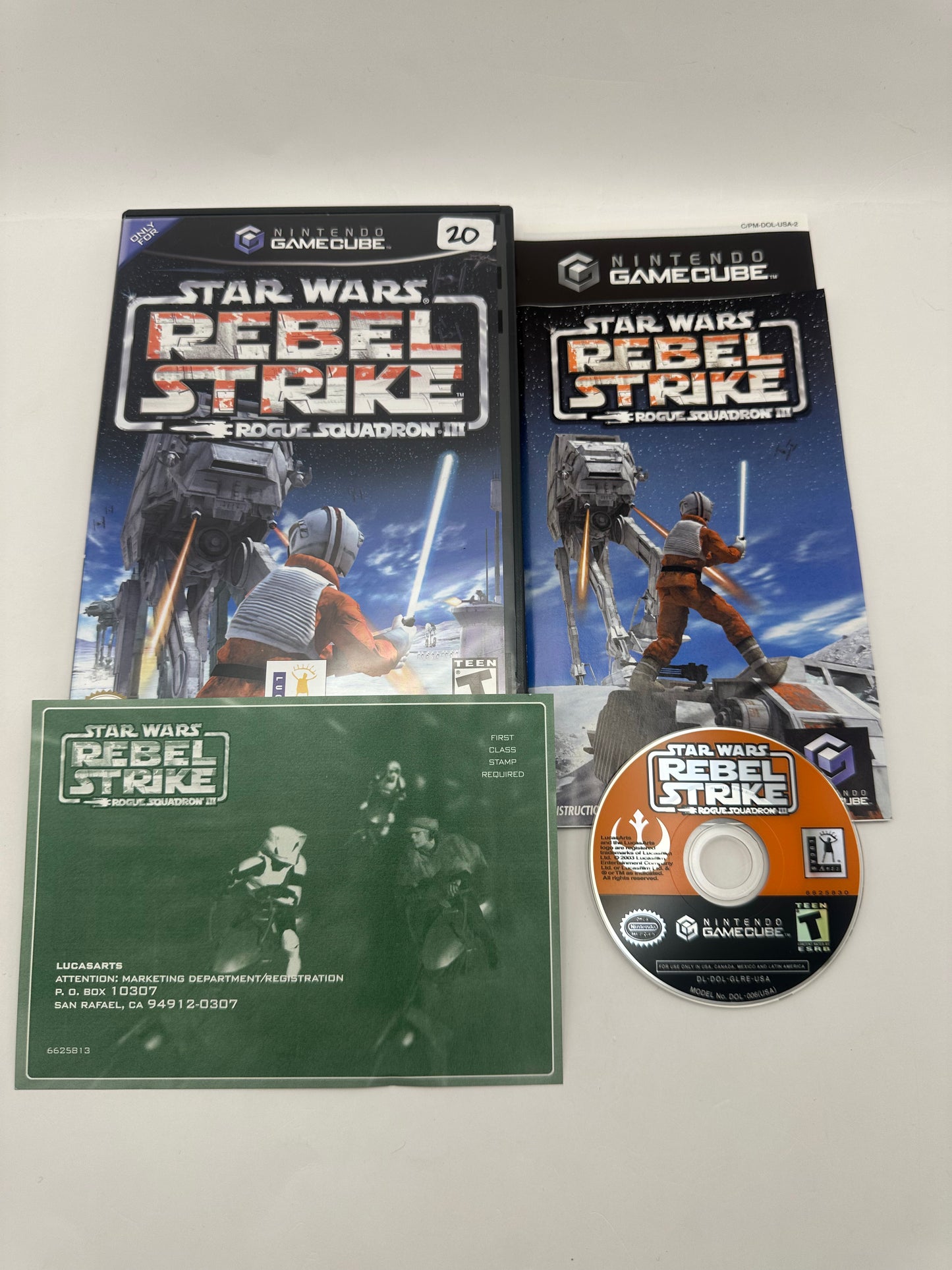 Star Wars Rebel Strike Rogue Squadron GameCube