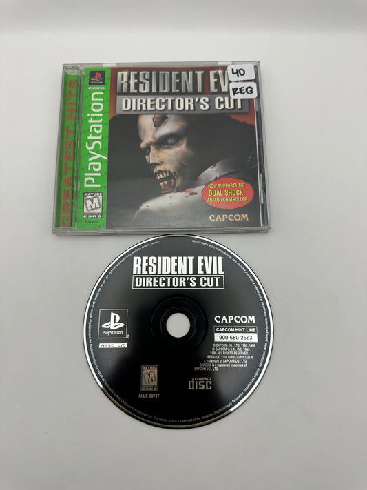 Resident Evil Director’s Cut Greatest Hits PS1