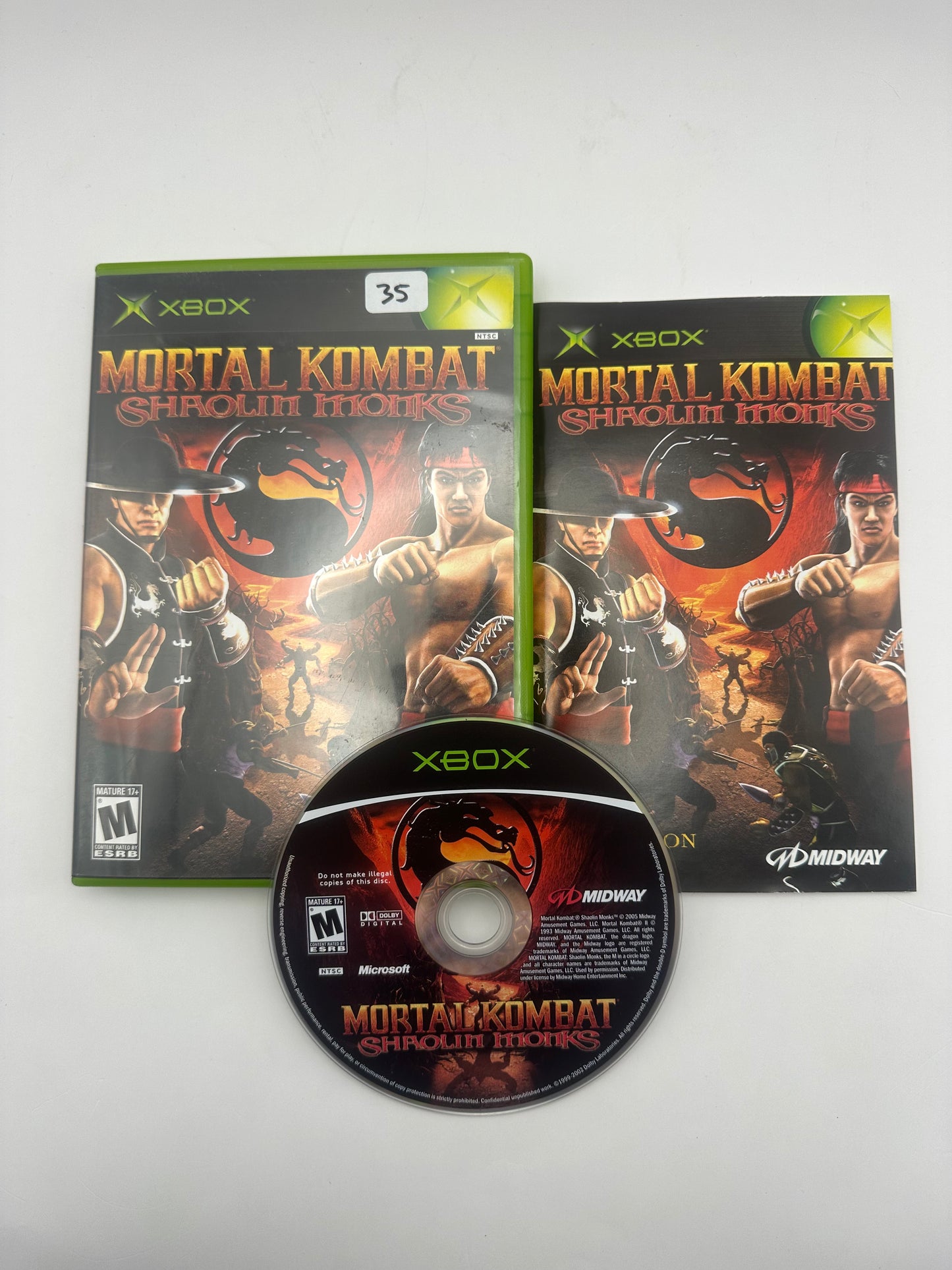 Mortal Kombat Shaolin Monk Xbox